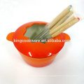 Wholesale Enamel Cast Iron Cheese Fondue Set